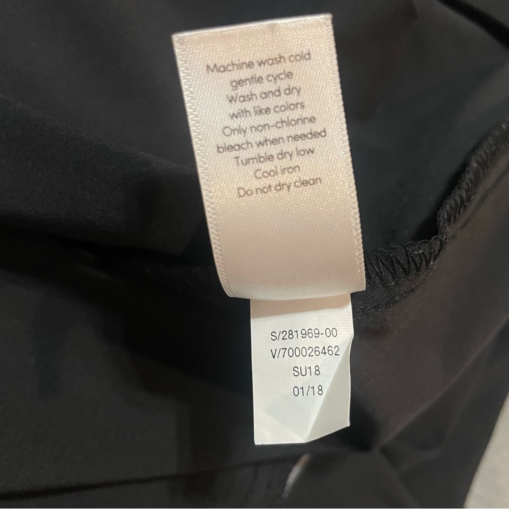 Athleta Tribeca Crop Pants Black Size 6 Wide Leg Travel Workwear Stretch - Picture 15 of 15